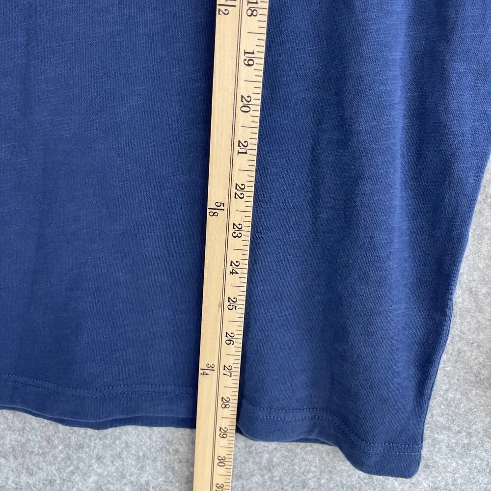 J Crew Sweatshirt Mens Medium Blue Lightweight French Terry‎ Pocket Crewneck New